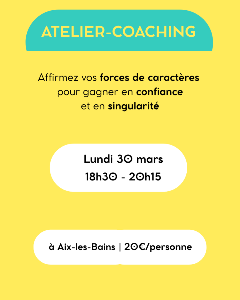 Ateliers sur les forces de caractère avec Résolutions Singulières